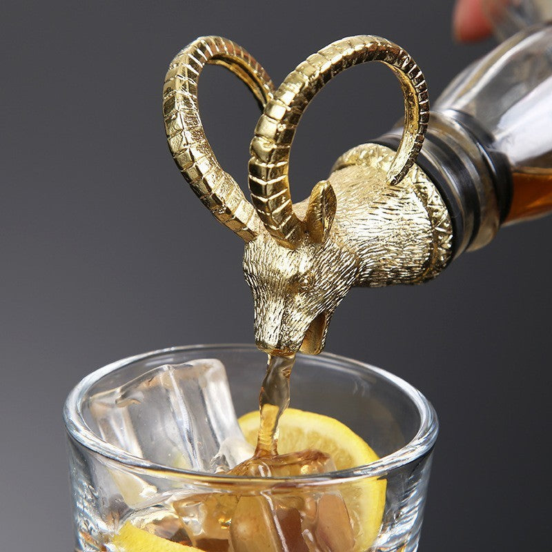 Creative Sheep's Head Wine Pourer