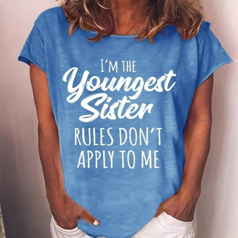 Women's Short Sleeve Printed Top T-Shirt