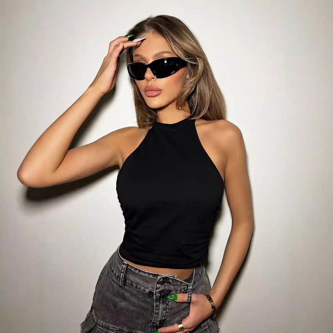 Women's Simple All-matching Slim Fit Fashion Tops