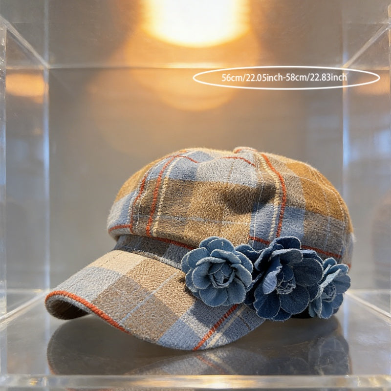 A British-style Casual Painter Hat That Is Versatile And Can Show Off Your Face