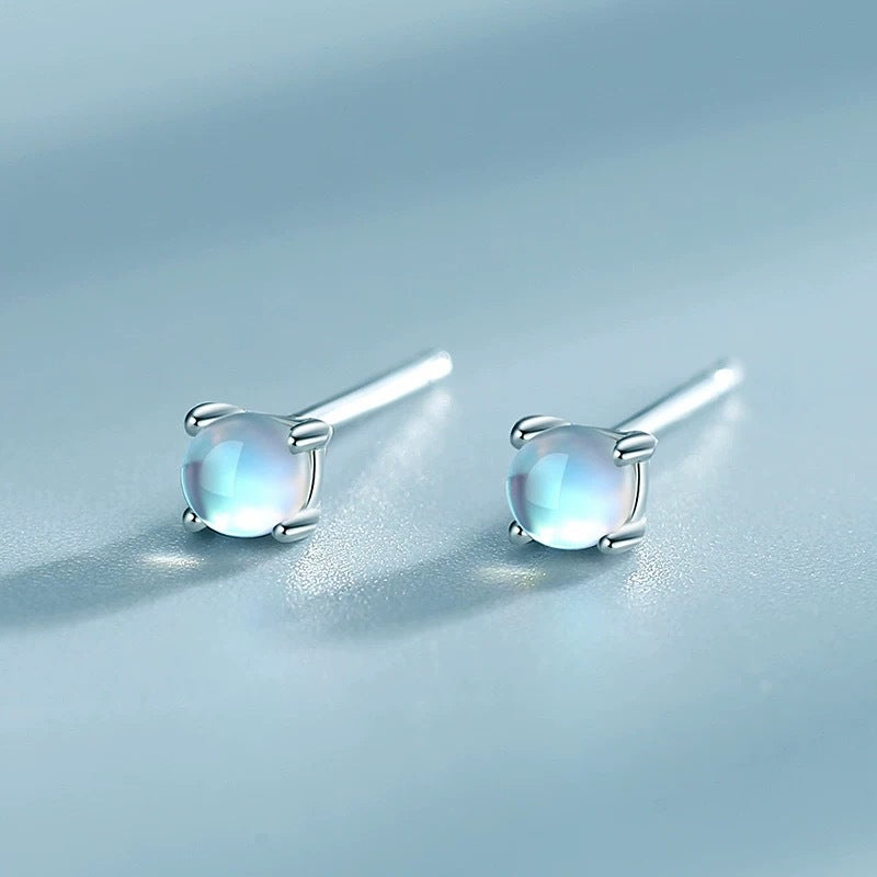 Moonstone Stud Earrings For Women Elegant And Niche