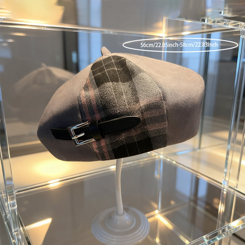 A British-style Casual Painter Hat That Is Versatile And Can Show Off Your Face